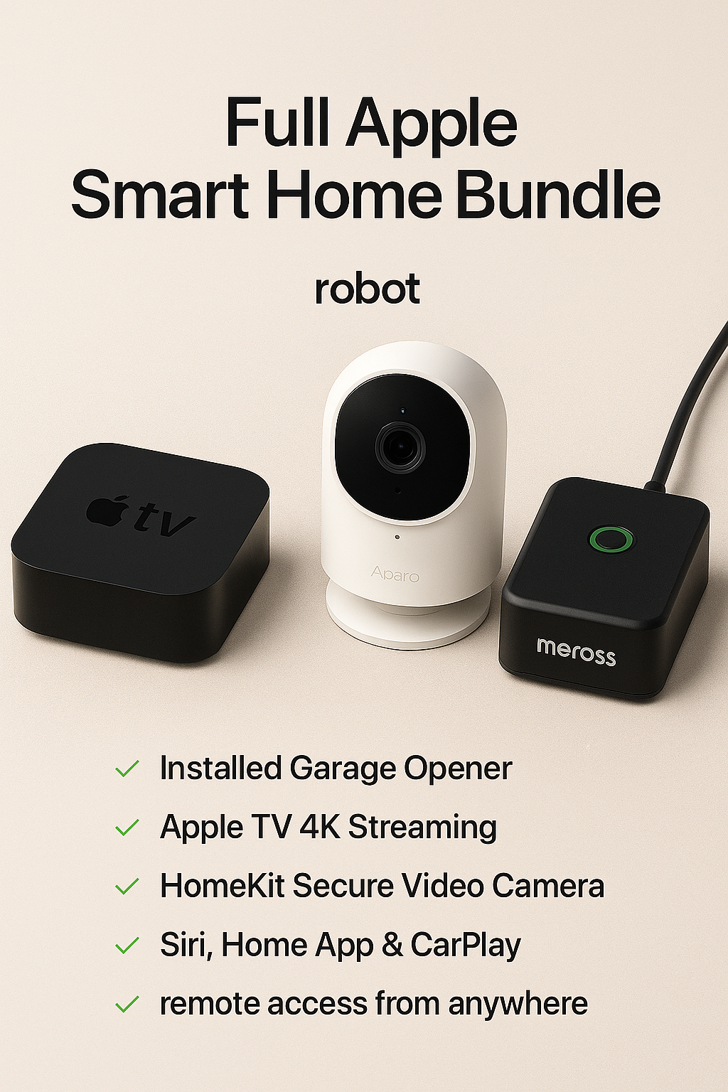 robot® Full Apple CarPlay Home Access
